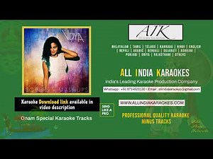 Kuttanadan Punjayile Karaoke | Kerala Boat Song (Vidya Vox English Remix)