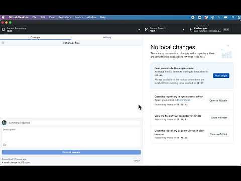 Skill 4: Push commits to GitHub: GitHub Desktop