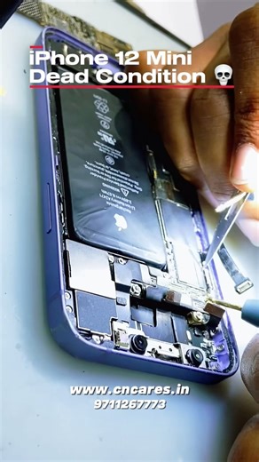 iPhone 12 Mini Not Turning On 🔋 | CN Care’s Noida Sec 18 | iPhone Repair Expert #shorts #repair