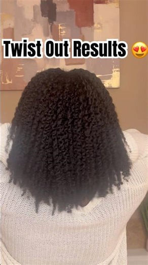 Hydrated Two Strand Twist Out Results 😍