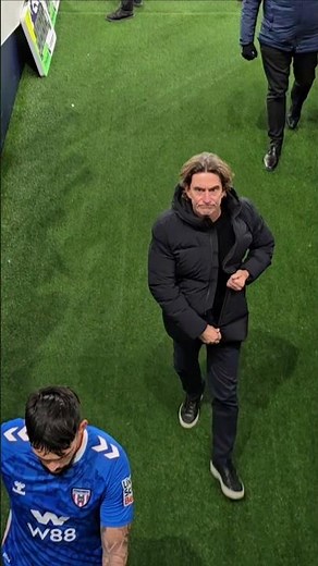 THOMAS FRANK BOOED AT FULL-TIME: Tottenham 1-1 Sunderland: The Spurs Boss Walking Down the Tunnel