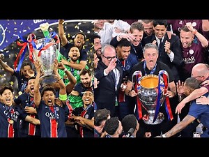 🔴🔵 The Moment PSG Lift Their First Ever Champions League Trophy!