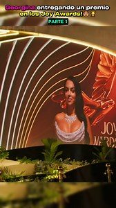 Georgina entregando un premio en los Joy Awards!😍#georginarodriguez #cr7 #cristianoronaldo | CrGio Universe