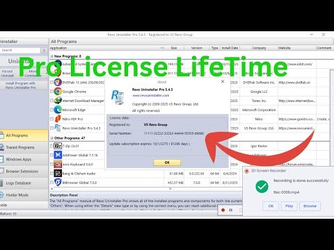 Revo Uninstaller Pro 5.4.5 Lifetime License Key