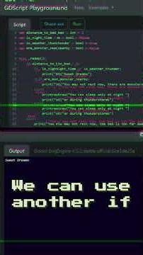 GDScript Tutorial: Conditional Operators #godot #gdscript #programming #indiedev #godotengine