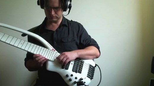 Roland GR-55 Demo Bass Mode with Basslab L-Bow 6 string bass