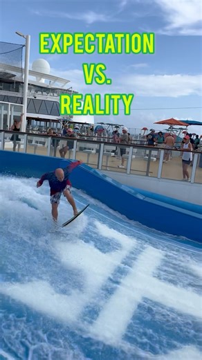 Expectation vs. Reality: Flow Rider UTOPIA of the Seas #shorts #funnyfails