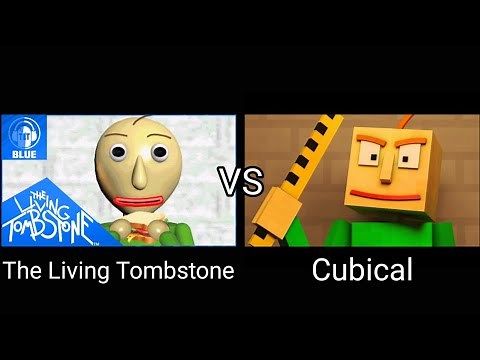 Baldi's Basics Song - Basics in Behavior Part 2 (The Living Tombstone vs Cubical)