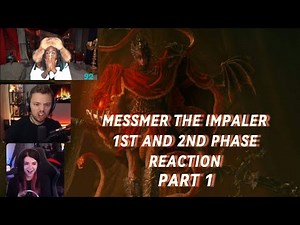Elden Ring - Streamers Reaction to Messmer the Impaler Boss Part 1 (My Gameplay at the End)