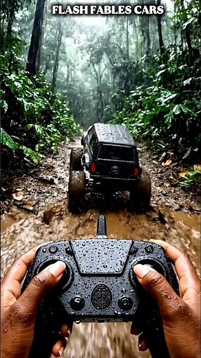 POV: Controlling an RC Car in the Rainforest! 🌧️ Epic Off-Road Challenge