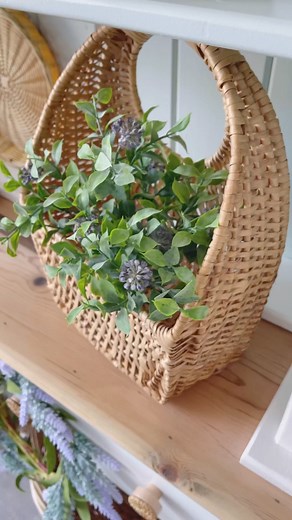 Just listed! This vintage pine hutch is painted White and Soft Blue. The hutch is in two pieces for easy transport. It measures 55”w x 13.75”d x 78”h. Check it out on the website or come see it in person! | Shackteau Interiors | Facebook