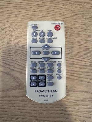 Promethean Projector Remote Control MXBE Replacement HDMI Video School Classroom  | eBay UK