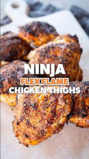 Grilled Chicken Thighs on the Ninja FlexFlame Grill