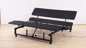 Adjustable Bed Frame Queen, Electric Ergonomic Bed Base with Wireless Remote Zero Gravity Quiet Motor, Bed Frame for Adjustable Base with Head and Foot Incline, Black