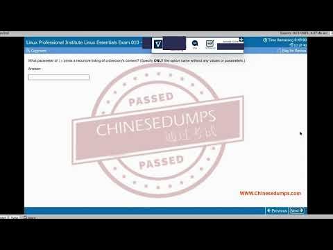 Linux Professional Institute Linux Essentials Exam (010 -160 )
