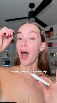 Zodiac sign makeup tutorial #starsignmakeup #virgomakeup #makeuotutorial