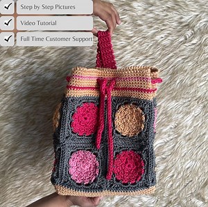Crochet Backpack Tutorial for Beginners: Fun Video Lesson and Printable Pattern - Etsy Canada