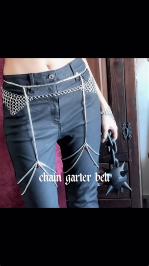 sumailles design | chain garter belt #legchain #garter #chainbelt | Instagram