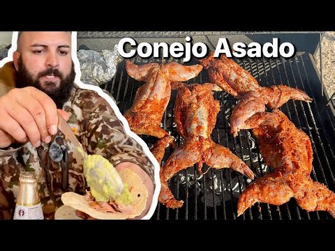 Conejo enchilado Asado Cosina Salvaje 🔥