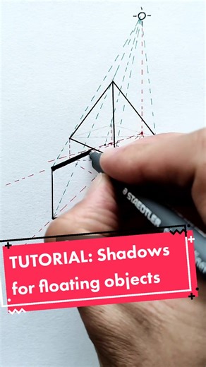 How to Draw Shadows for Floating Objects Tutorial