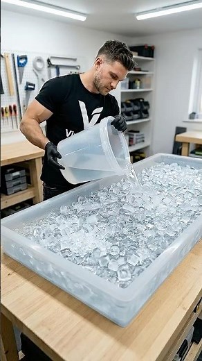 I Turned Ice Into a Luxury Glass Dining Table ❄️🤯