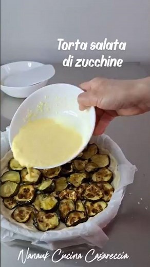 Torta Salata con zucchine facile #recipe #food