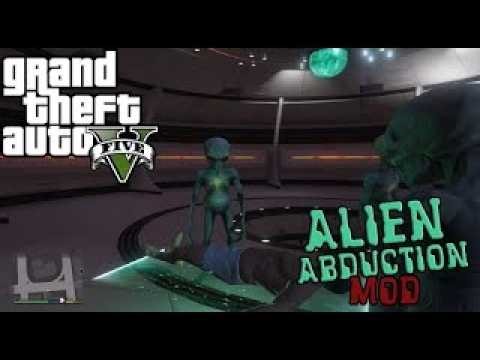 GTA V ; Aliens Abduction Easter Egg - Real Aliens Mod