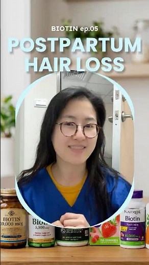 Your Doctor Told You to Take Biotin | Postpartum Hair Loss series ep.5