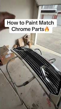 How To Paint Chrome Parts🤝