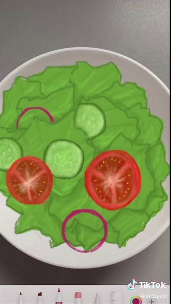 How to Draw a Salad: Step-by-Step Guide