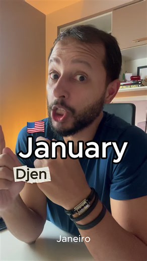 How to pronounce January in English?! Como pronunciar Janeiro em inglês?