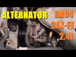 DIY Alternator Toyota RAV4 2.4 liter 2AZ-FE Denso 210-0656