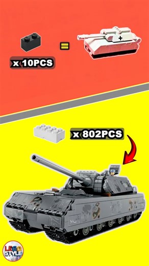 Build a Panzer VIII Maus part 2 #legostyle #heavytanks #Maus