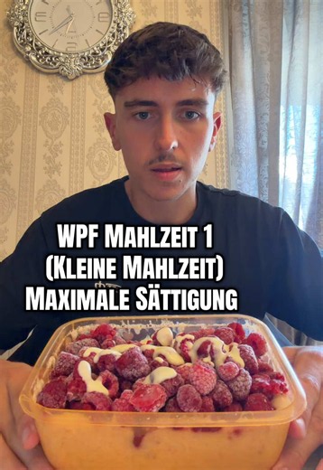1. WPF Mahlzeit und ich liebe es immer wieder @Christian Wolf @MORE NUTRITION #morenewcomer #wpf #protein #porridge #abnehmen