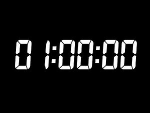 1 Hour Retro Timer