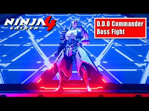 D.D.O Commander Boss Fight (Chapter 1) - Ninja Gaiden 4