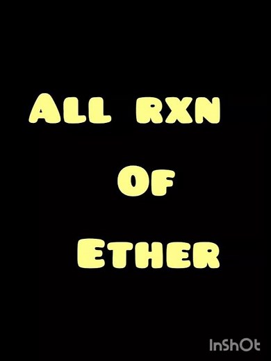 all rxn of ether #board #boardexam #cuet #chemistry