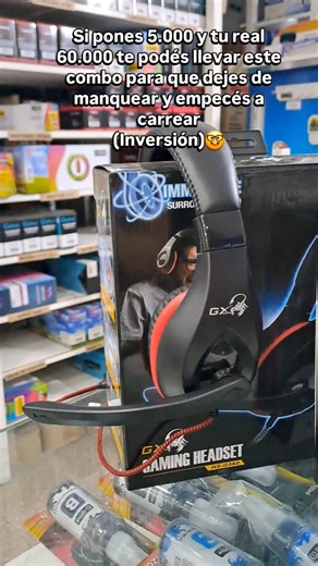 Ya si con esto no subis no es culpa del setup 😿 👉 Decinos que nos seguís en Instagram y llevate este combo a este precio especial 🖱️ Mouse Pad GX Gaming Genius 300S RGB Deslizá suave, apuntá mejor y sumale RGB al setup Base antideslizante y luces que levantan cualquier escritorio. 🖱️ Mouse Jahro Gaming E-Sport Preciso, cómodo y fachero ✨ Sensor rápido, botones programables y RGB para viciar sin cansarte. 🎧 Auricular Gamer USB RGB “Sonido potente, graves bien marcados y cero dolor de orejas 