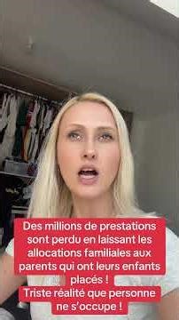 Stop alloc versé aux parents qui ont leurs enfants placés