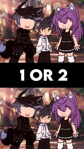 BUNNY BUNNY ▪︎ 1 or 2 ▪︎ #friskywolfy #gacha #gachaclub #shorts #trend #gachalife #edit #viral