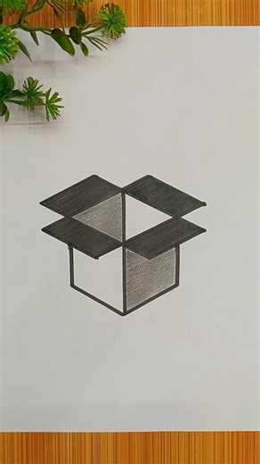 Easy and unique 3d illusion Drawing 😍 ll voice of @MrBeast #shortvideo