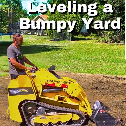 26K views · 245 reactions | Grading with a Mini Skid Steer - Leveling a Pool Pad | Rockhill Farm - Tractors, Firewood, and Excavating | Facebook