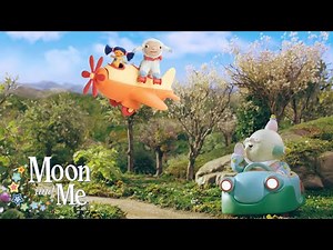 Lambkin and Little Nana Fly an Airplane ‍✈️ MOON and ME 🌙 Relaxing Bedtime Stories for Kids