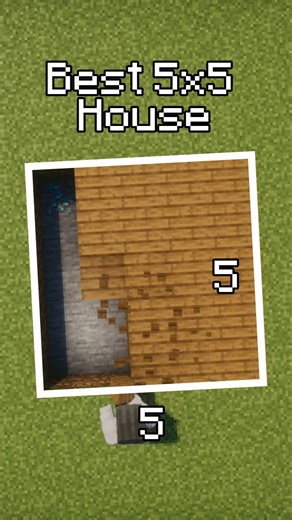 Best 5x5 House in Minecraft #shorts