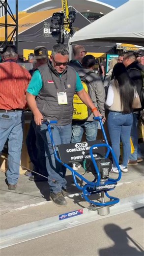See the XGT® Motor in action on this Power Screed! A gas engine has been swapped out for the new XGT Motor for clean and quiet operation on the job site! Just think how this XGT® Motor could change your business! #worldofconcreteshow #makitausa #makitatools #makitaxgt #makitalxt #makitawoc2026 | Makita Tools USA