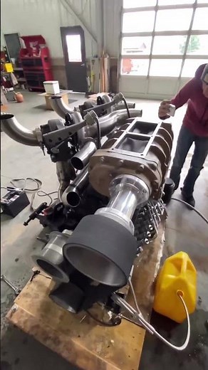Twin Turbo Supercharged Diesel Engine