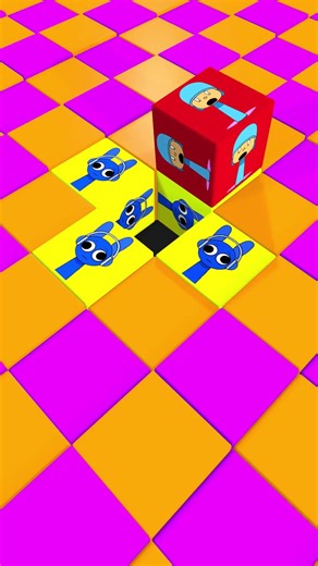 Amazing 3D Cube Animation 🎮✨#3DAnimation #CubeGame