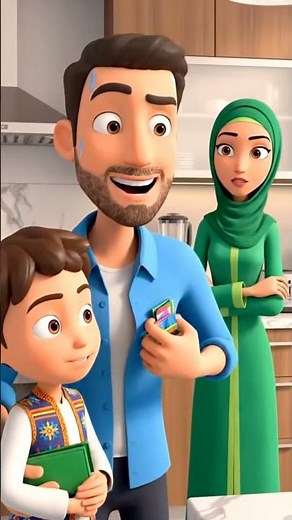 The most famous prank parents play on Eid! 😂 Where did Sami's Eid money go? 💸 #TouchingStories #R...