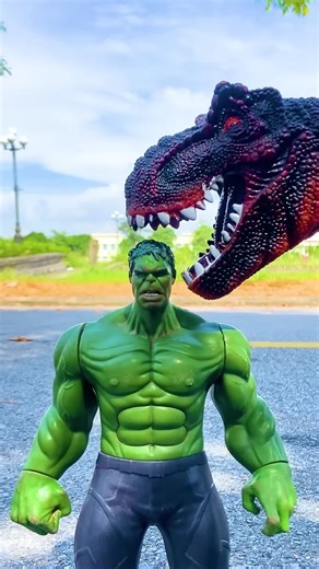 25K views · 83 reactions | Dinosaur Give Me Back My Head - Marvel Toys #hulk #funny | SADIK 69X | Facebook