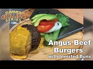 Angus Beef Burgers with Inverted Buns Recipe | Blue Rhino and Operation BBQ Relief